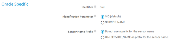 Oracle Specific Oracle Specific