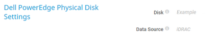 Dell PowerEdge Physical Disk Settings Dell PowerEdge Physical Disk Settings